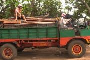 ឈើដែលឈ្មួញជនជាតិយួនប្រុងដឹកទៅស្រុកយួន តាម​ច្រកអូយ៉ាដាវ