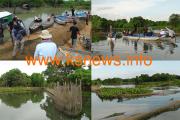 សមត្ថកិច្ចចំរុះបង្ក្រាបរបាំងសាច់៣៧០០ម៉ែត្រលបលូ៣២មាត់ និងឃាត់ខ្លួនមនុស្ស៥នាក់
