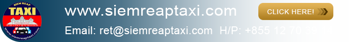 Siem Reap Taxi logo on mobile